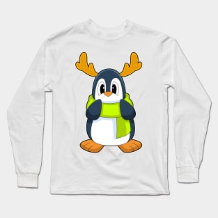 Penguin Reindeer Long Sleeve T-Shirt